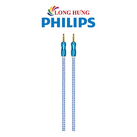 Cáp AV nối dài 3.5mm dây dù Philips Audio Cable SWA7234B - Hàng chính hãng