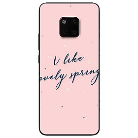 Ốp lưng dành cho Huawei 5t - Mate 20 - Mate 20 Pro mẫu Lovely Spring