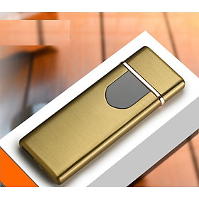 Bật lửa điện hồng ngoại Lighter bật lửa cảm ứng vân tay pin sạc, hộp quẹt hồng ngoại (Tặng Kèm Dây Cáp Sạc) BLĐ002