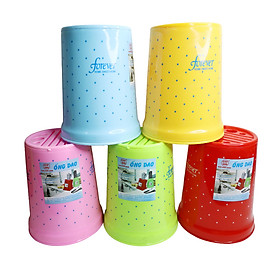 Mua Combo 2 ống cắm dao tròn Chấn Thuận Thành đa năng  nhiều khe  cắm được nhiều loại dao  kéo - hàng Việt Nam Chất Lượng Cao (ODT20-2) giao màu ngẫu nhiên