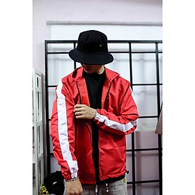 Áo Khoác Dù 2 Lớp Phối Sọc TAY Unisex Nam Nữ Form Rộng Ulzzang