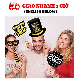 Hình ảnh Bộ photo props Happy New Year 5 cái cbhp51