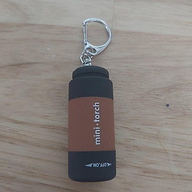 Mua ĐÈN PIN LED MINI SẠC USB KIÊM MÓC KHÓA CHỐNG NƯỚC100% - đèn pin siêu sáng - đèn pin mini