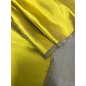 Vải Lụa Tơ Tằm Palacesik satin màu vàng ánh đồng may áo dài #mềm#mượt#nhẹ#thoáng, dệt thủ công, khổ rộng 90cm