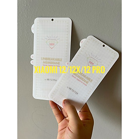 Bộ 2 miếng Dán dẻo PPF mặt trước cho Xiaomi 12/12X , Xiaomi 12 Pro ( 2 miếng dán)