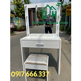 Mua BÀN TRANG ĐIỂM CÓ ĐÈN LED GỖ MDF MÀU TRẮNG