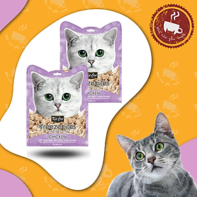 Thức ăn dinh dưỡng/Snack Thưởng/Bánh thưởng Cho Mèo Sấy Khô Kitcat Freeze Bites Gói 15g