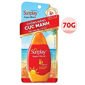 Sữa Chống Nắng Cực Mạnh Sunplay Super Block SPF81, PA++++ (70g)