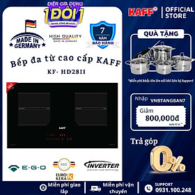 Bếp âm từ đôi nhập khẩu Germany KAFF KF-HD28II - Hàng Chính Hãng