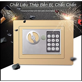 Mua Siêu phẩm két sắt mini dùng khóa điện tử độ bảo mật cao an toàn khi sử dụng két sắt mini không thể thiếu trong mỗi gia đình hàng cao cấp