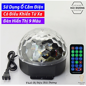 Mua Đèn Led 9 Màu Trang Trí Sân Khấu Cầu Xoay Cảm Biến Theo Nhạc DF-900 / DF-902F / DF-902USB - Tích Hợp Loa - Có Điều Khiển