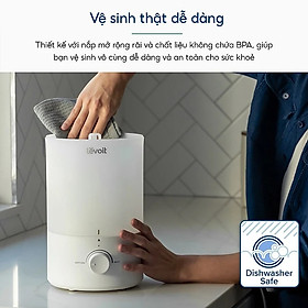 Máy Phun Sương Tạo Ẩm Thông Minh Levoit Dual 150 Ultrasonic | Công Nghệ Phun Siêu Âm 360 - Hàng Chính Hãng