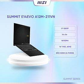 MSI Laptop Summit E14Evo A12M-211VN | Intel i7-1280P |Iris Xe Graphics | Ram 16GB|512GB  SSD|14" FHD, 60Hz ,100% [Hàng chính hãng]