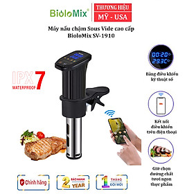 Mua Máy nấu chậm thực phẩm Sous Vide BioloMix SV-1910 Smart cảm ứng điều khiển thông minh  công suất  1500W- HÀNG NHẬP KHẨU