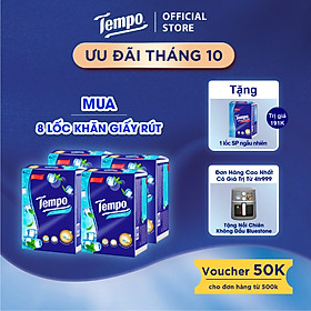 Khăn giấy rút cao cấp Tempo - 4 lớp bền dai, an toàn cho da - Thương hiệu Đức (Lốc 4 gói)