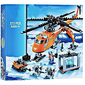Xếp hình máy bay trực thăng thám hiểm Bắc Cực