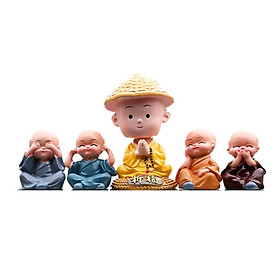 Bộ tượng phật 4 không trang trí taplo ô tô 72599