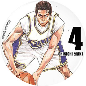 Huy hiệu in hình anime Slam Dunk anime chibi dễ thương huy hiệu cài áo (MẪU GIAO NGẪU NHIÊN)