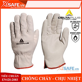 Mua Găng tay da hàn Deltaplus FBN49-bao tay hàn chịu nhiệt-chống cháy-da bò độ linh hoạt cao cơ khí  sửa chữa nông nghiệp
