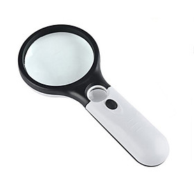 Kính lúp 3X - 45X cầm tay (có đèn phóng đại) 
