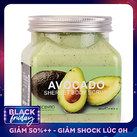 Tẩy Tế Bào Chết Toàn Thân Dưỡng Ẩm Và Sáng Mịn Da Hương Bơ Scentio Avocado 350ml