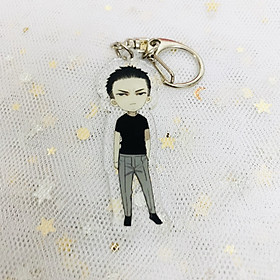 ( Mica trong acrylic) Móc khóa đam mỹ 19 Days ver single in hình anime chibi