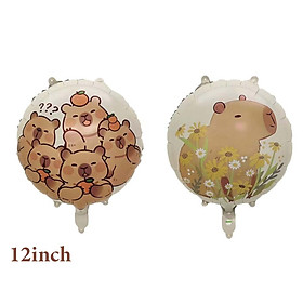 Mua Bóng bay hình Capybara trang trí sinh nhật cho bé Happy Birthday Capybara chuột lang nước dễ thương