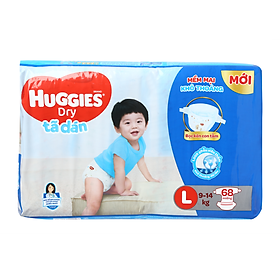 Tã Quần Huggies Size L 9- 14 kg 68 Miếng