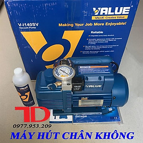 Mua MÁY HÚT CHÂN KHÔNG VALUE 3.5 CFM V-I140SV MẪU MỚI KÈM ĐỒNG HỒ HIỂN THỊ BÁO ÁP VÀ RỜ LE NGẮT TỰ ĐỘNG