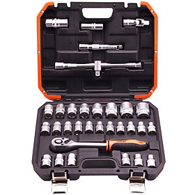 Mua Bộ Dụng Cụ HARDEN 32 Dụng Cụ Chi Tiết Bằng Thép Cao Cấp CRV Tiêu Chuẩn Châu Âu - Hộp Nhựa Nguyên Chất  Chịu Được Va Đập   Độ Bền Cao  Dễ Dàng Sử Dụng Di Chuyển - 42x32x10 - Hàng Chính Hãng HARDEN
