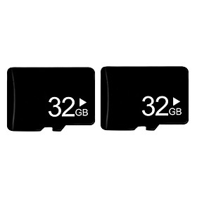 2 Pieces Standard Neutral High-Speed TF Memory Card 32GB