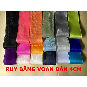 Mua (2mét)ruy băng voan bản 4cm