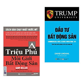 Combo Tuyệt Chiêu Kinh Doanh Đột Phá: Triệu Phú Môi Giới Bất Động Sản - Sách Bán Chạy Nhất Nước Mỹ + Đầu Tư Bất Động Sản (Bộ 2 Cuốn "Mách Nhỏ" Bạn Cách Thức Đầu Tư Thành Công Từ Bất Động Sản Để Thu Lợi Nhuận Lớn / Tặng Kèm Bookmark Happy Life)