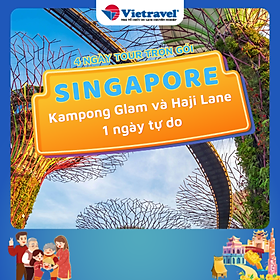 Singapore 4N3D: Khám phá khu phố nhỏ Kampong Glam và Haji Lane, 1 ngày tự do
