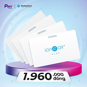 Mua Combo 04 Thẻ lọc không khí - khử mùi ion e air Card Plus - Hàng chính hãng