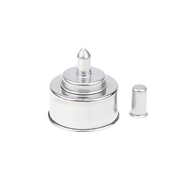 Stainless Steel Alcohol Burner Spirit Lamp with Wick for Chemistry Biology Lab Jewelry Anti-explosion 200ml