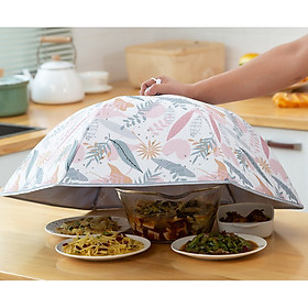 Mua Lồng bàn giữ nhiệt  lồng bàn đậy thức ăn loại lớn mẫu hoa lá