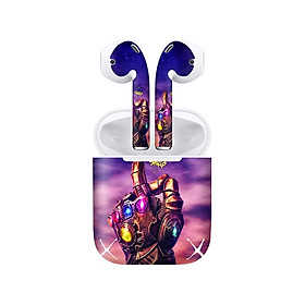 Mua Miếng dán skin chống bẩn cho tai nghe AirPods in hình siêu anh hùng - AVG - 0x1012 (bản không dây 1 và 2