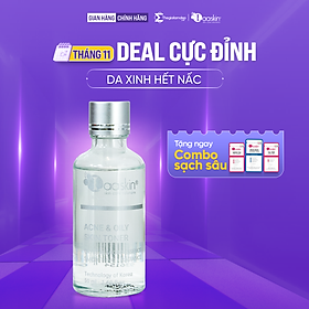 Nước cân bằng da Toner Laaskin hỗ trợ dưỡng ẩm da, giảm mịn, dưỡng trắng và se khít lỗ chân lông Acne & Oily Skin Toner 50ml