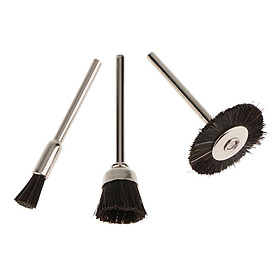 3 Pieces Polishing Brush Wheel Buffing Pad Mixed Brushes Accessory Kit