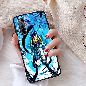 Ốp lưng iCase Color dành cho Realme 7 chất liệu viền dẻo lưng cứng nhám TPU có hai lỗ xỏ dây đeo in nổi 4D hình Bộ Sưu Tập Bảy Viên Ngọc Rồng - Tặng Popsocket in logo iCase - Hàng chính hãng