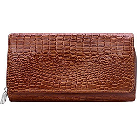 Ví Nữ Huy Hoàng HT3132 (10 x 19.5 cm) - Nâu
