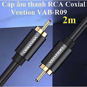 Cáp âm thanh 2 đầu RCA Coaxial Vention VAB-R09 _ Hàng chính hãng