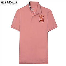 Áo Thun Có Cổ Nam Sư Tử 3D Lion Polo Giordano 01012222