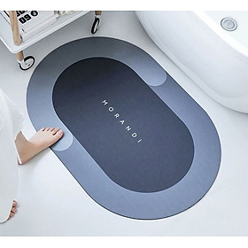 Mua Thảm lau chân chống trượt vải Nappa thấm hút tốt 40x60cm- Hàng chính hãng loại 1  Màu và chữ giao ngẫu nhiên