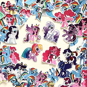 Sticker PONY set 60 ảnh decal hình dán Ngựa Thiên Thần