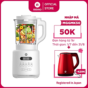 Máy xay công suất lớn nấu cháo làm Sữa hạt đa năng Mishio MK270 800W - hàng chính hãng