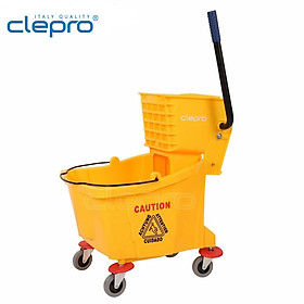 Mua Xe Đẩy Vắt Cây Lau Nhà 1 Ngăn CLEPRO CB40  Nhựa Chịu Lực  Bền Bỉ - Hàng Chính Hãng