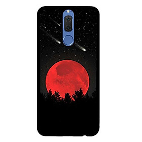 Ốp lưng dành cho điện thoại Huawei Nova 2i Mặt Trăng Đỏ