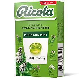 Kẹo Thảo Mộc Bạc Hà Mountaint Mint Ricola F122677 (40g)